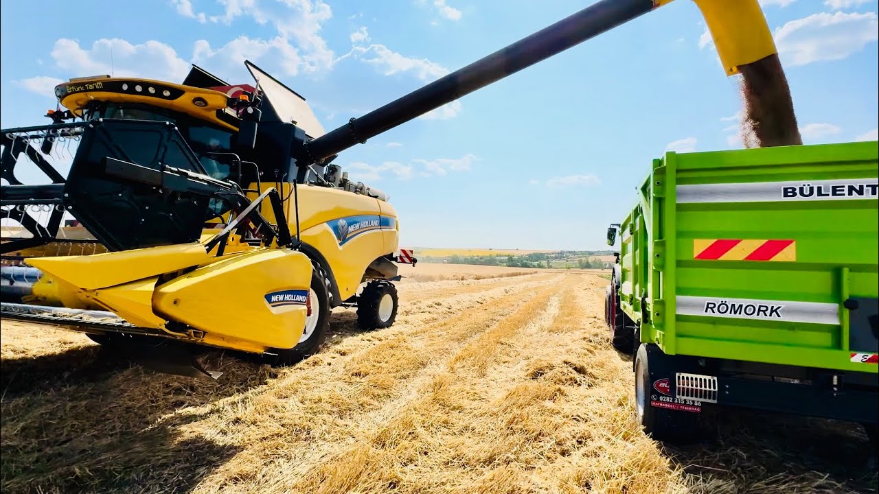 2025 BUĞDAY HASADINA BAŞLADIK 🌾 NEW HOLLAND CX6.80 vs FENDT 314