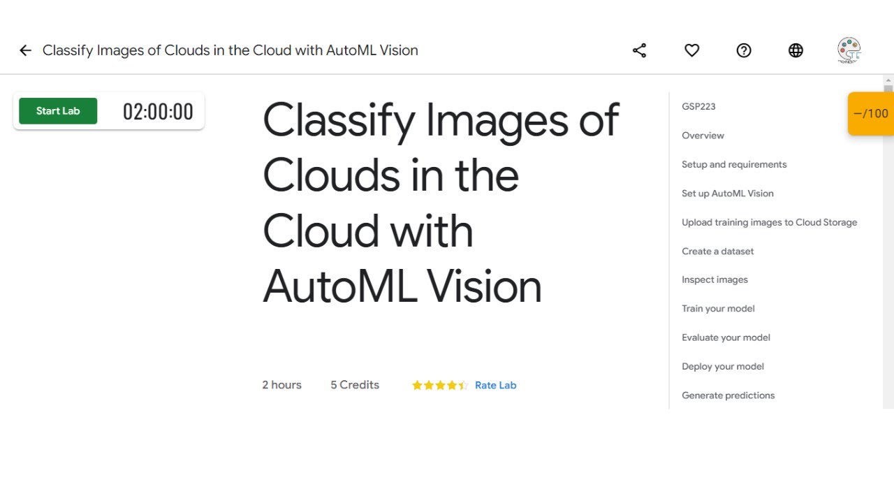 Classify Images of Clouds in the Cloud with AutoML Vision