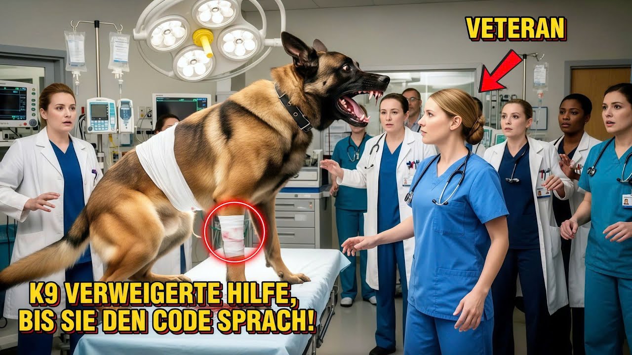Verletzter K9-SEAL-Hund verweigerte Hilfe – bis eine junge Krankenschwester den Geheimcode sprach