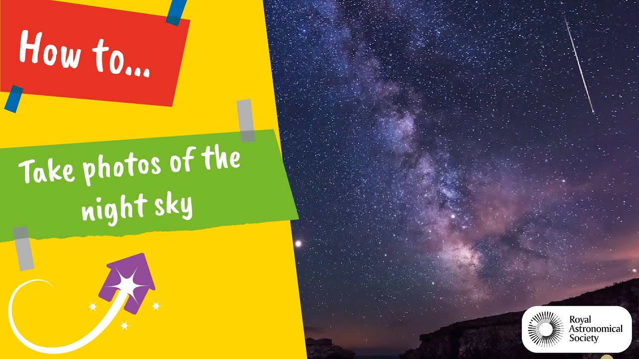 Take photos of the night sky with the Royal Astronomical Society | #AdventuresAtHome | #Girlguiding