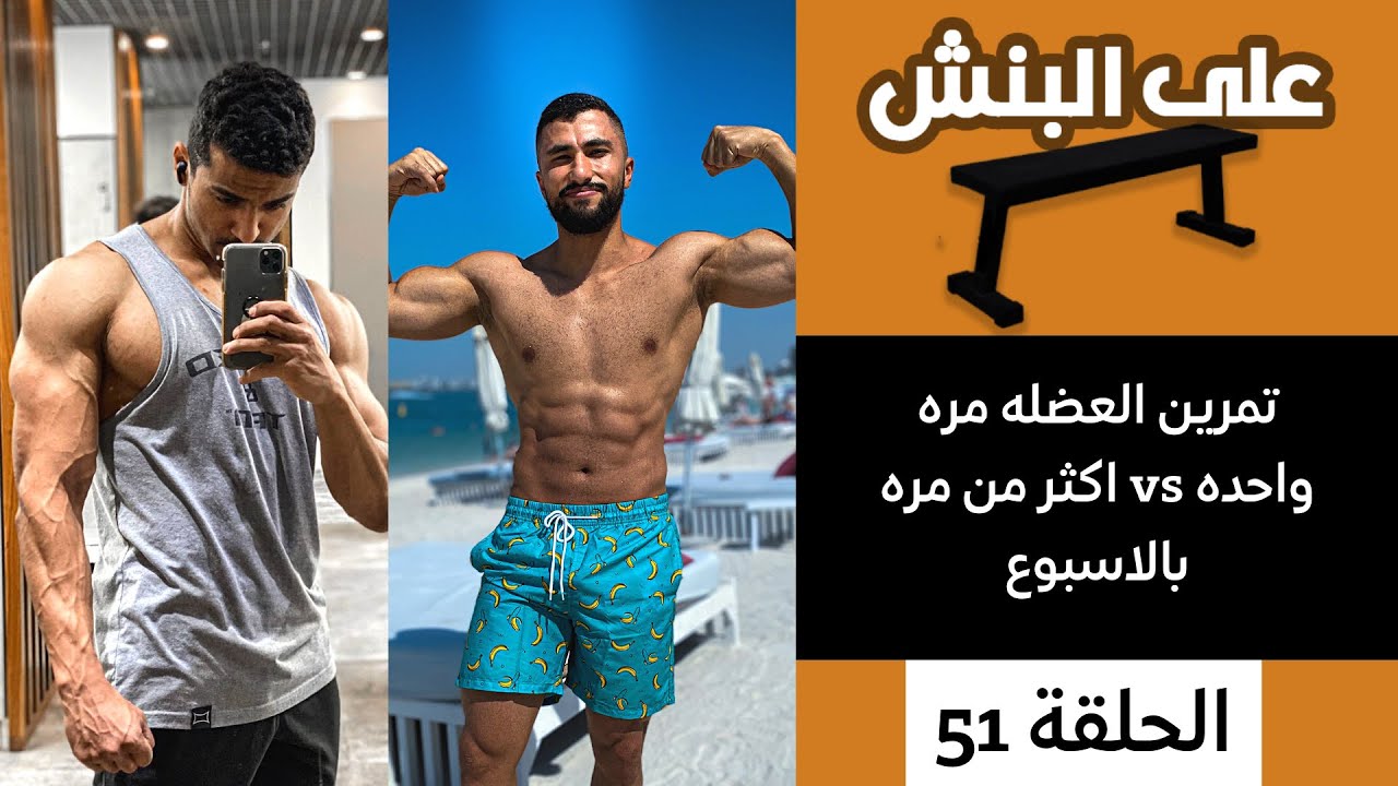 تمرين العضله مره بالاسبوع او اكثر من مره؟ | بودكاست على البنش