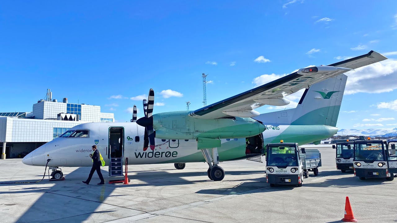 TRIP REPORT | Widerøe Dash 8-100 | TRD-SSJ-BOO | WF726