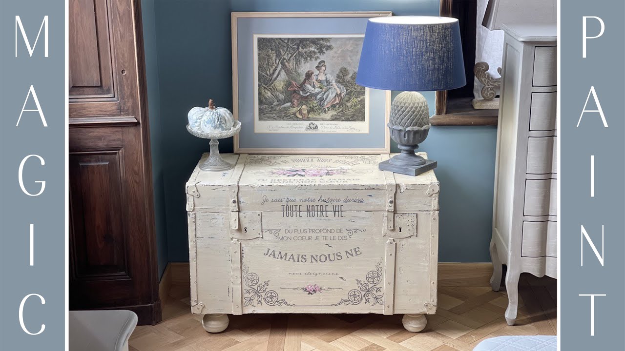 Salviamo dalla cantina un vecchio baule! Chalk Paint per il fai da te®,DIY Elisa & Magic Paint.