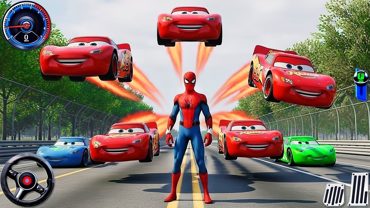 Spider-Man & McQueen Indian Drive 🚗 | Indian Theft Aura Police Simulator 3D | Android Gameplay