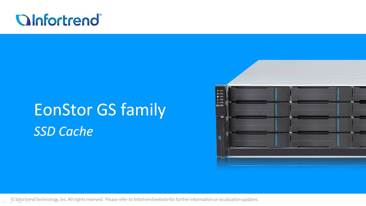 EonStor GS &ndash; SSD Cache