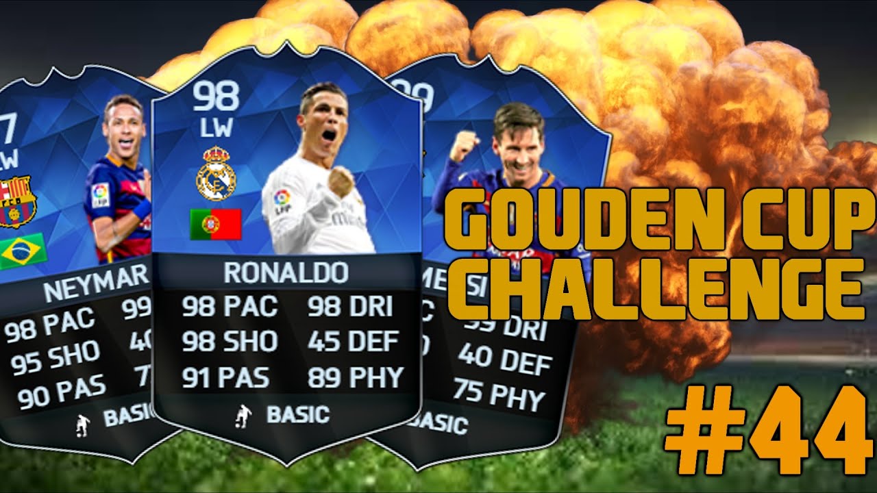 GOUDEN CUP CHALLENGE #44 - TOTY RONALDO, MESSI & NEYMAR DRAFT!