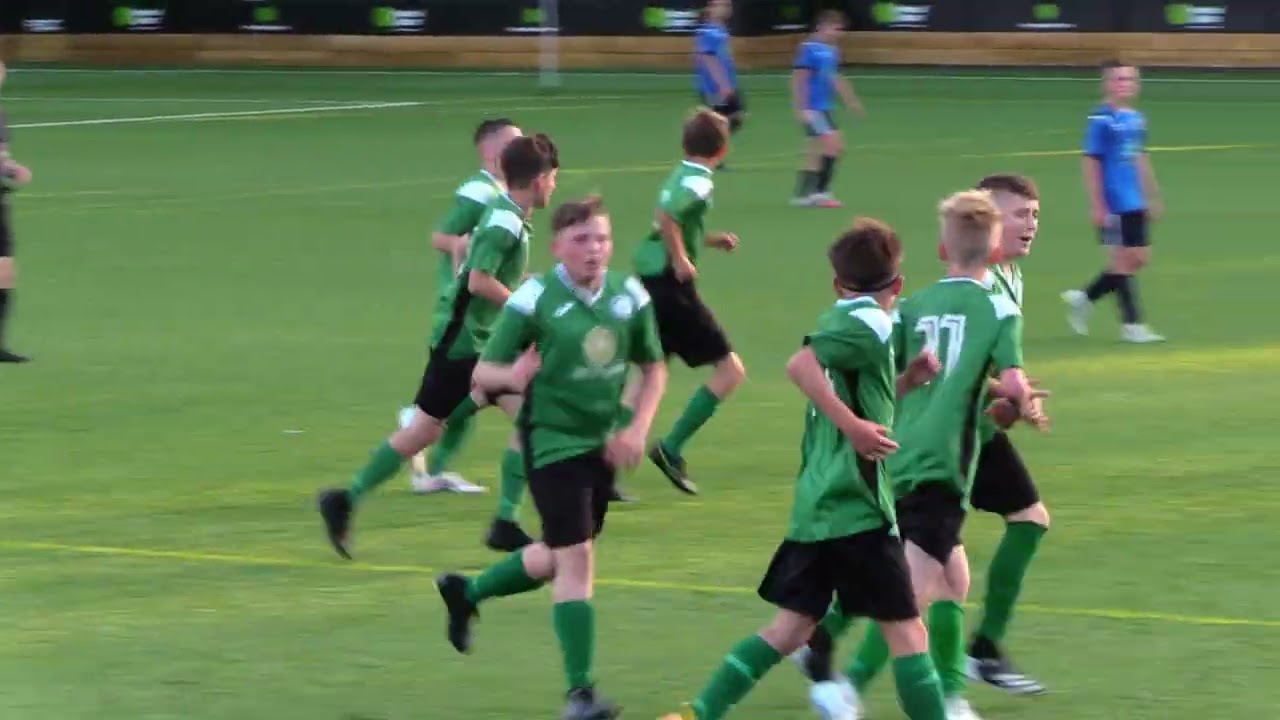 Riley in the 2022 Norfolk U12s Cup Final - Attleborough Town v Horsford FC