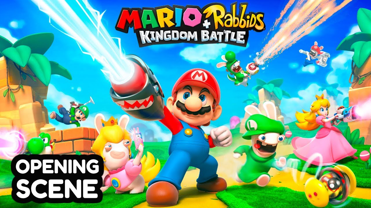 Mario + Rabbids Kingdom Battle - OPENING SCENE - First Gameplay - Nintendo Switch Best New Game 2018