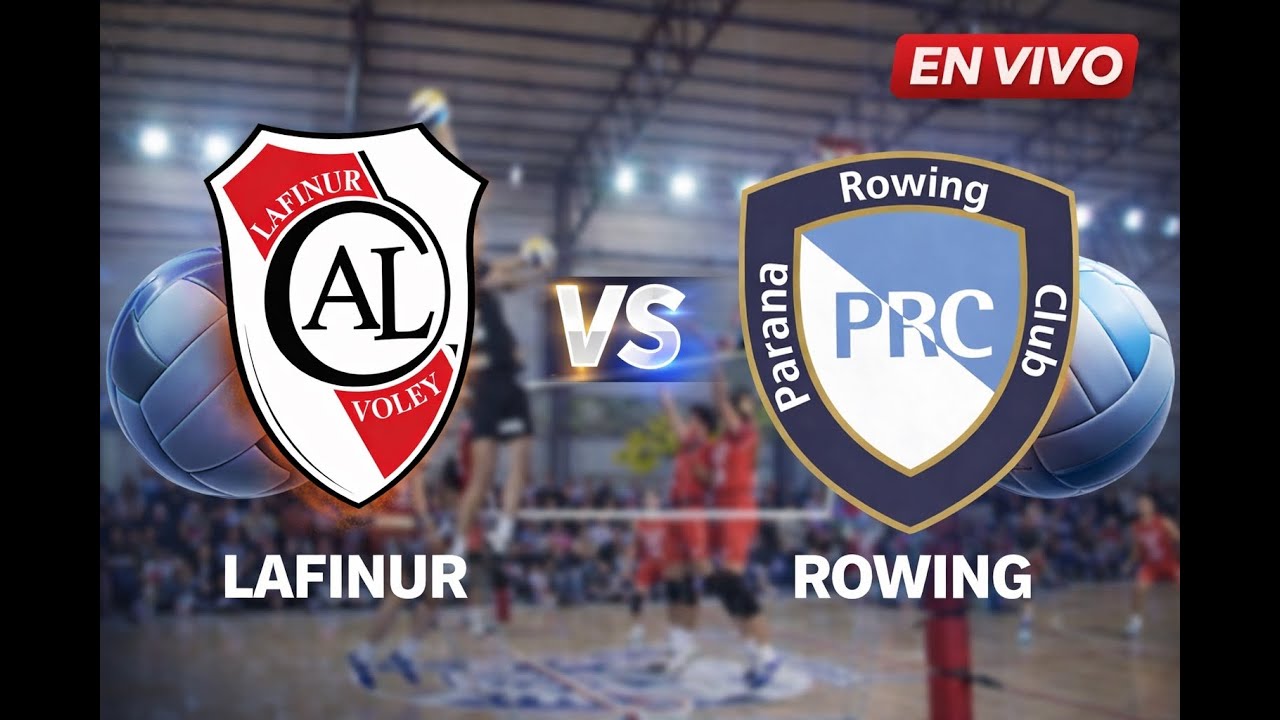 Transmisión en vivo de Club Atletico Lafinur Voley. Lafinur vs Rowing