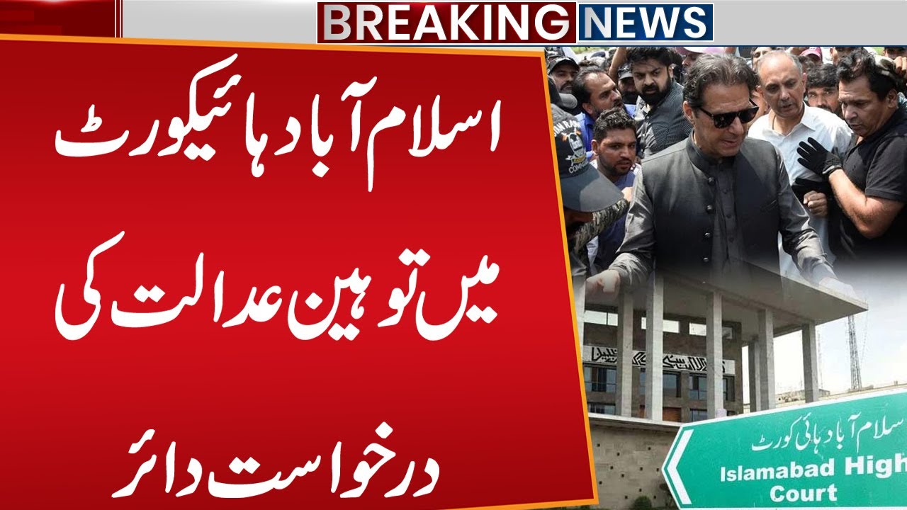 Contempt of court petition filed in Islamabad High Court  | Aleema Khan in Action | Public News