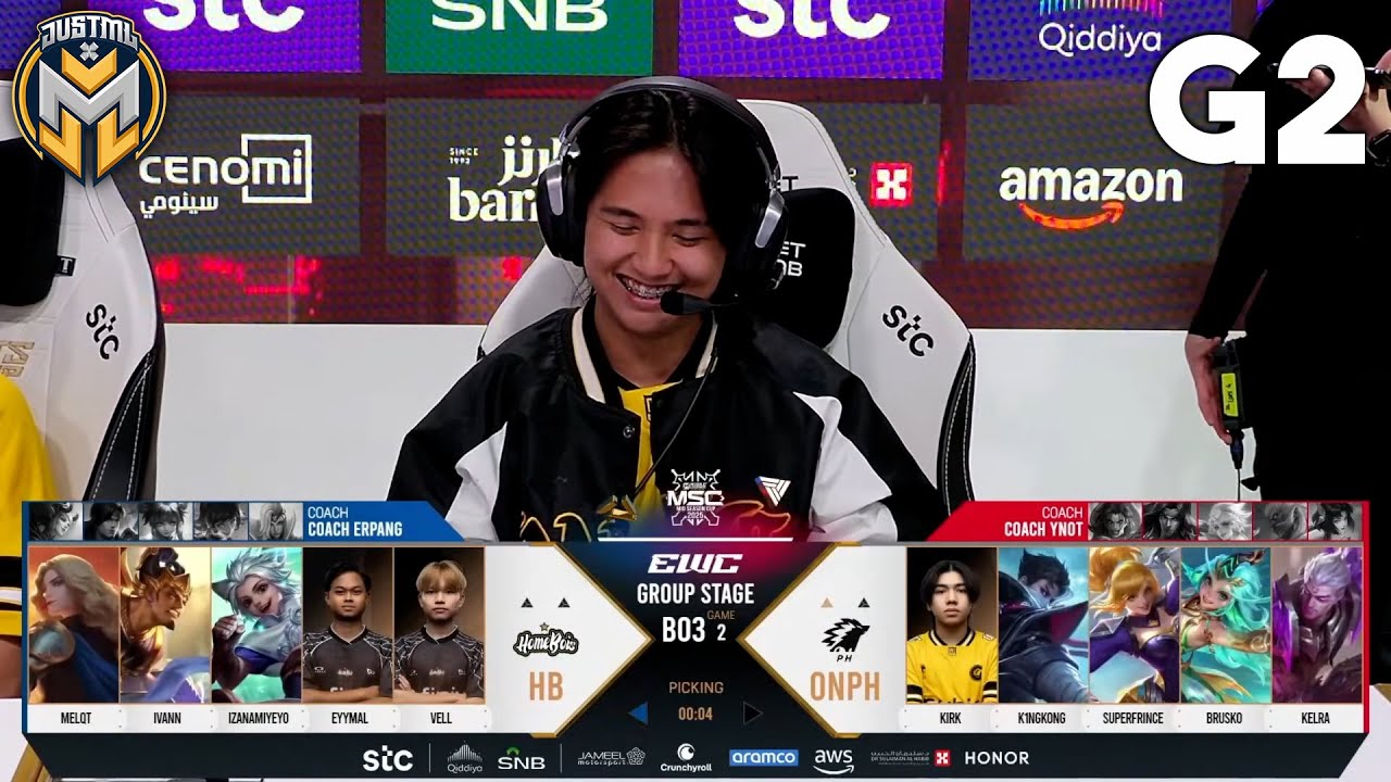 ONIC PH VS HOMEBOIS GAME 2 | GROUP STAGE DAY 4 | MLBB MSC 2025