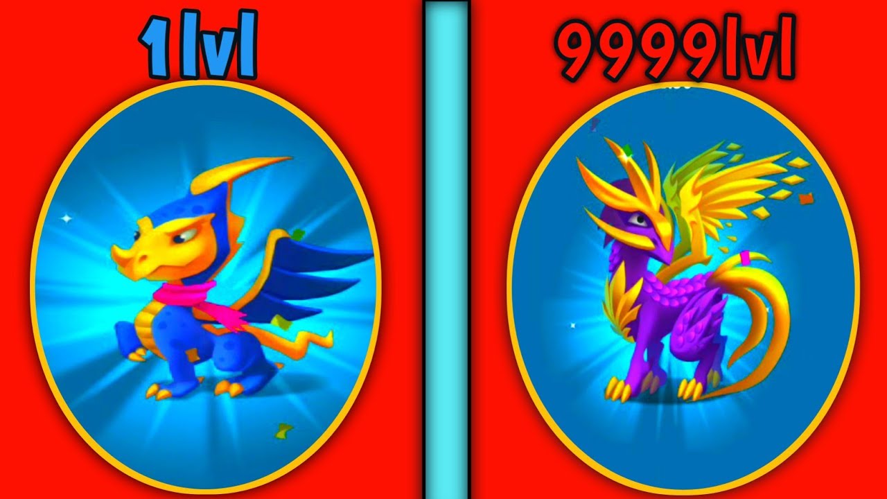 Dragons Evolution 🐉  Max Level Strong & Speed in Merge Dragons! (9999+ Level Dragon!)