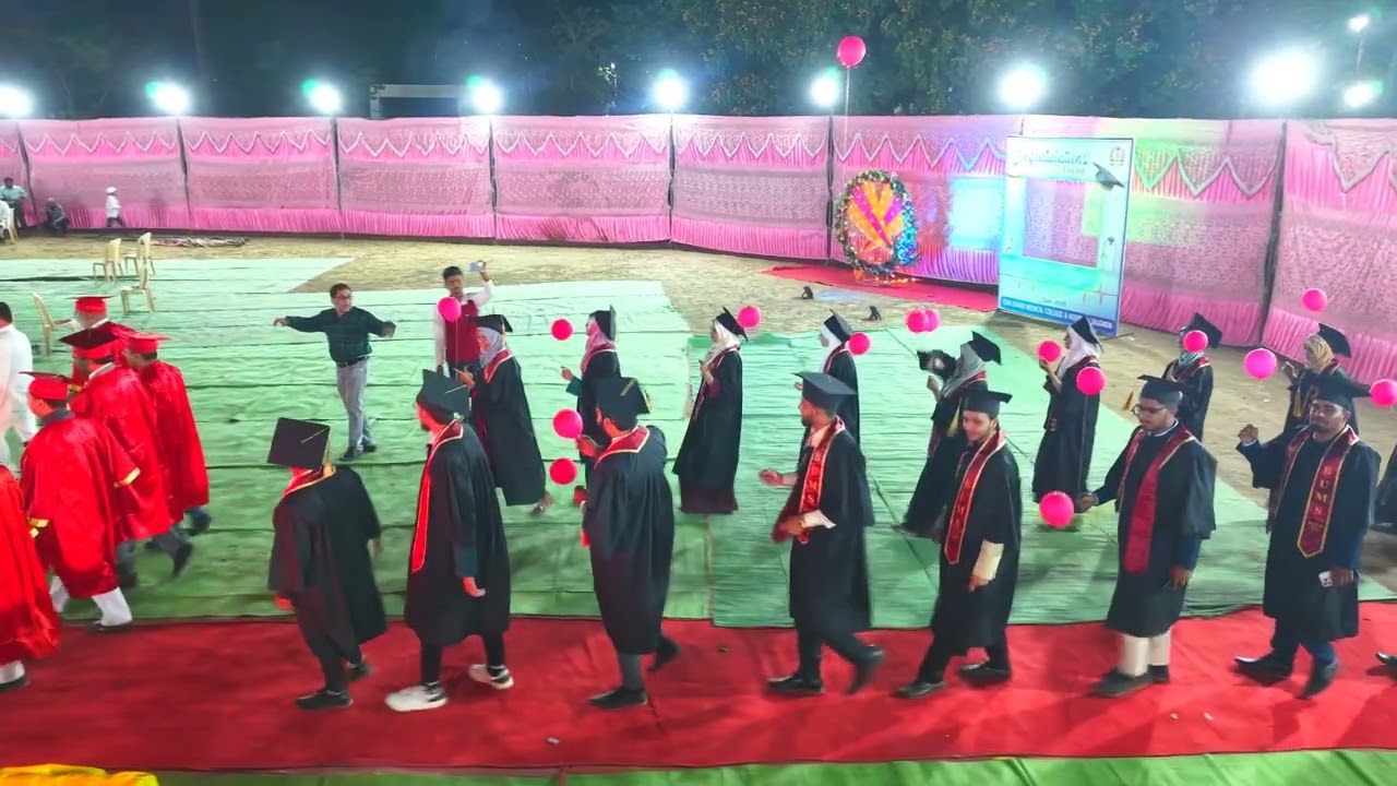 Graduation Ceremony Entry of All Guests and Students