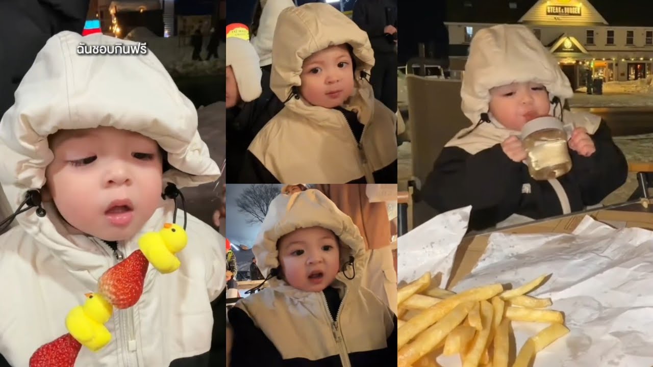 ต้าวแฝดกินฉ่ำมาก🥰โมเน่จอยสุดๆไปเลย