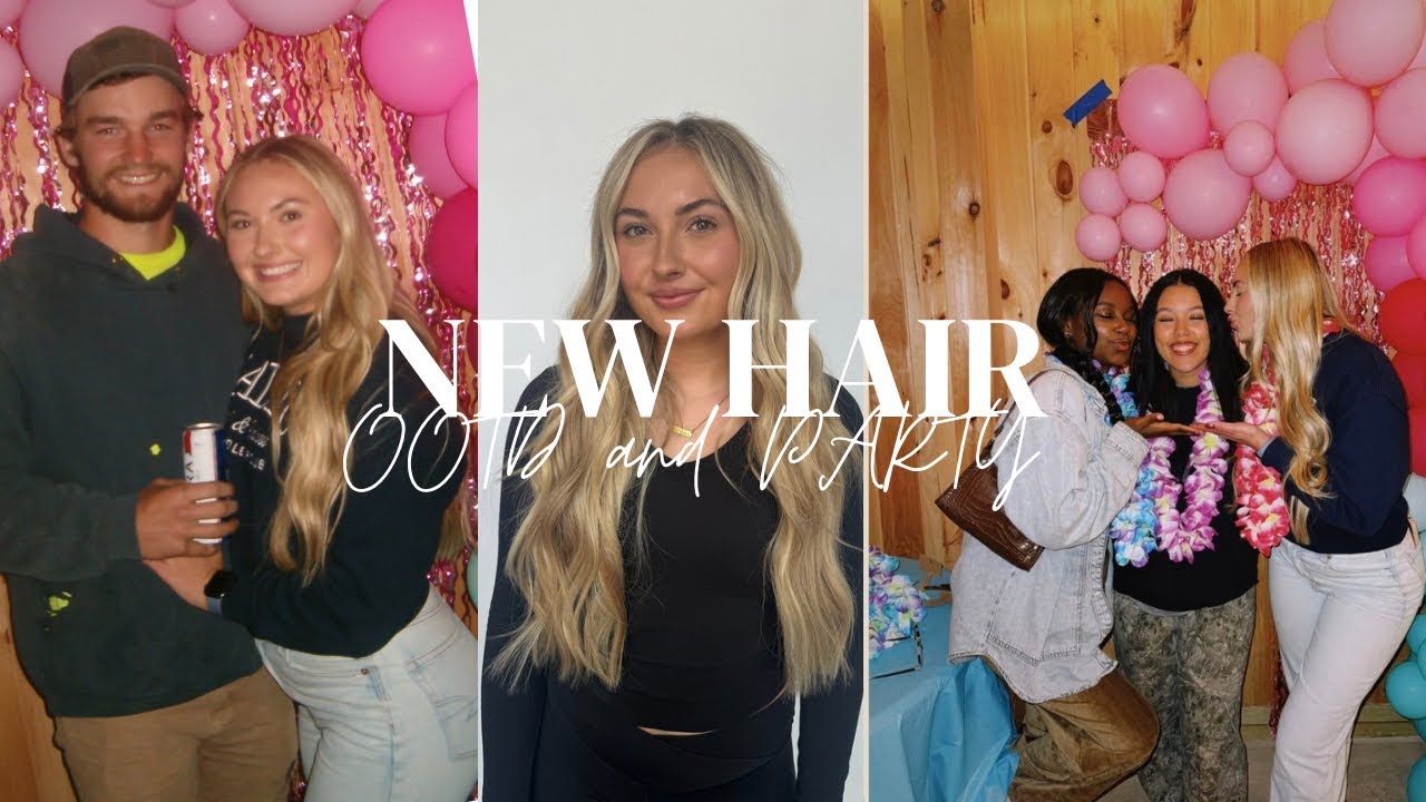 Getting EXTENSIONS + PARTY |Vlog #17