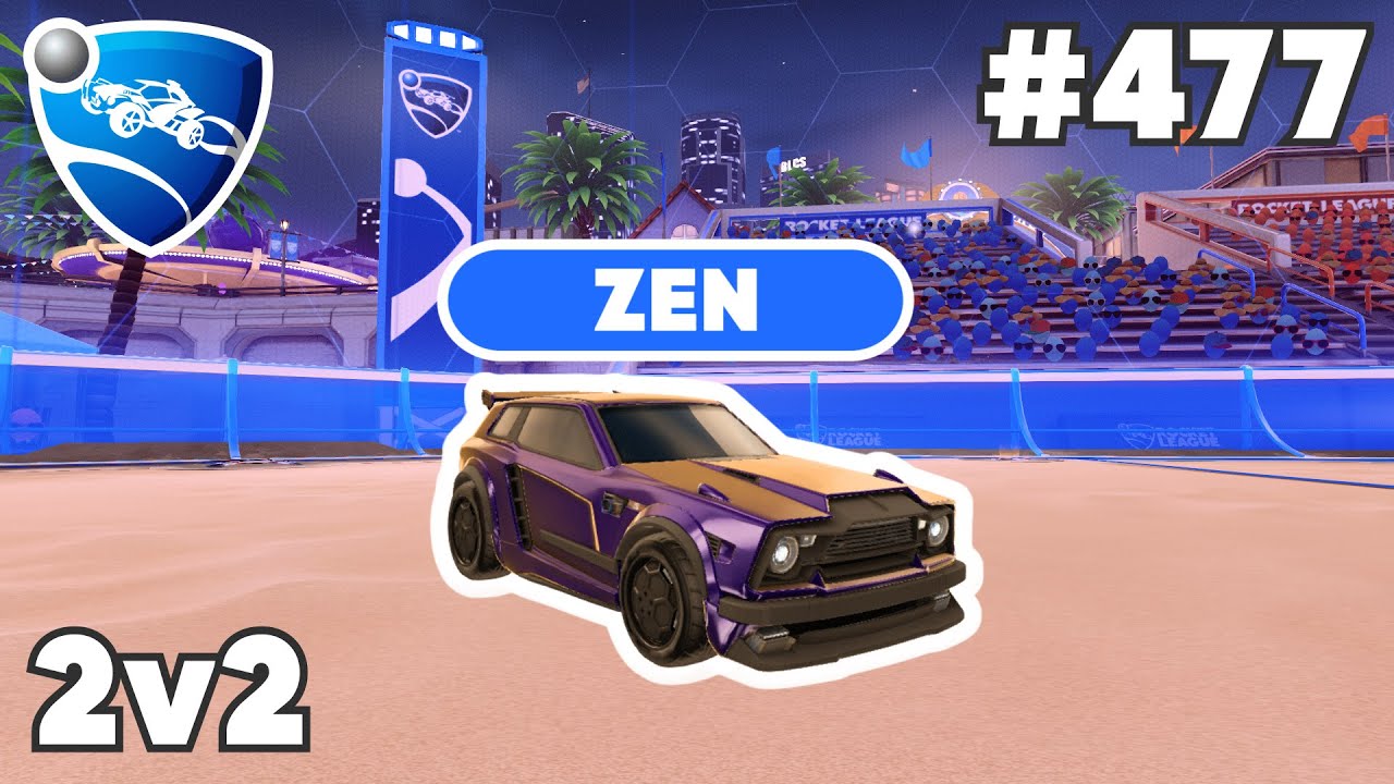 zen Ranked 2v2 PRO Replay #477 - Rocket League Replays
