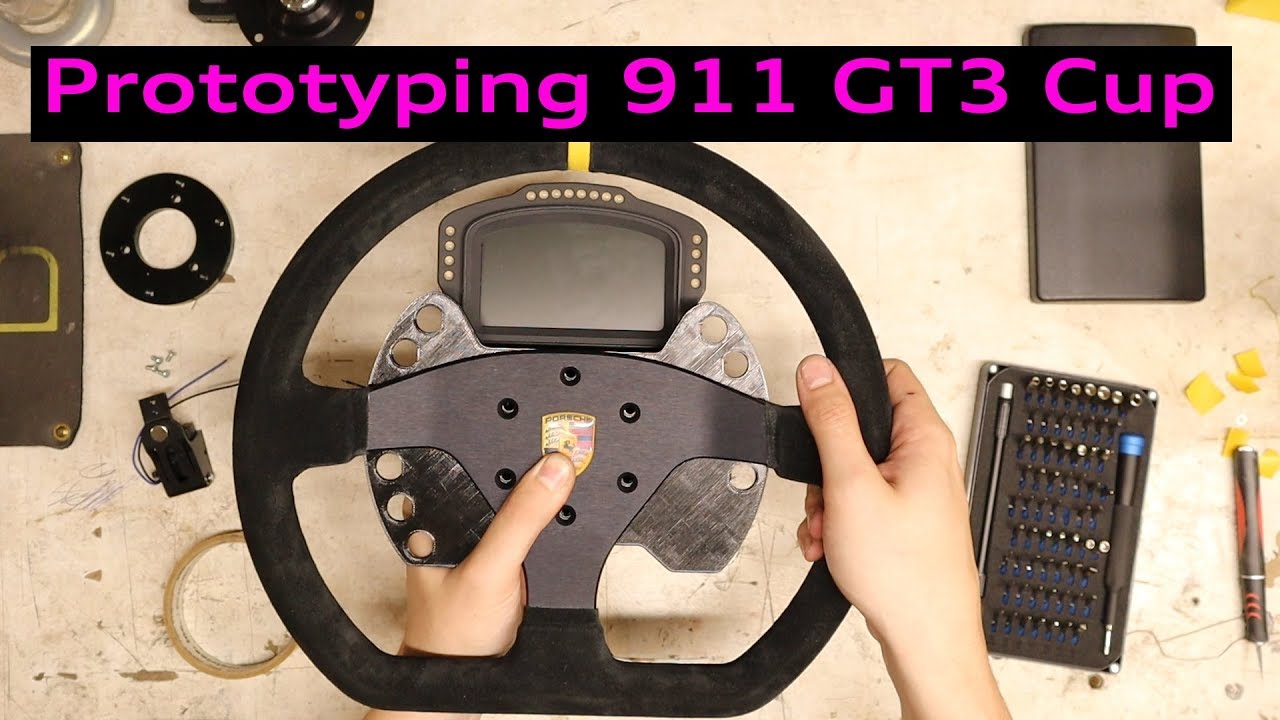 Prototyping 911 GT3 Cup Sim Wheel