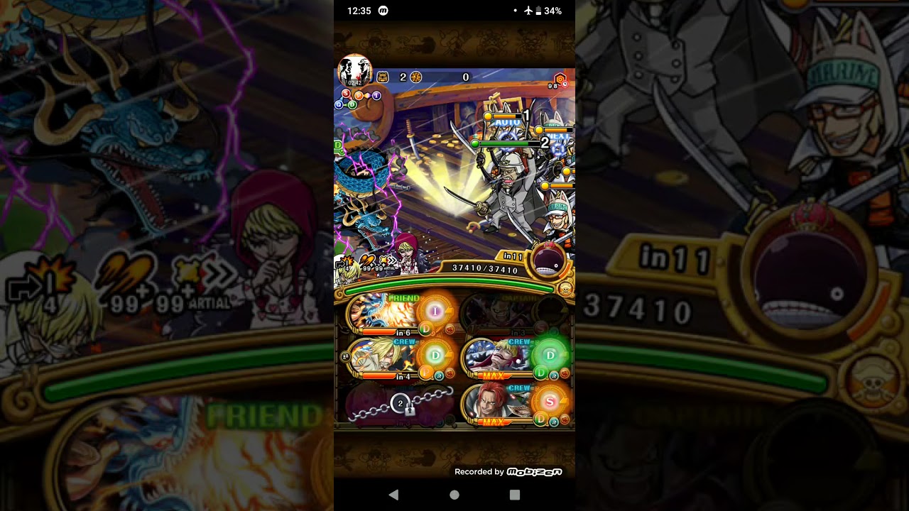 Clash!! Shanks/Mihawk Raid + Garp Ambush - Snakeman Team - OPTC Global