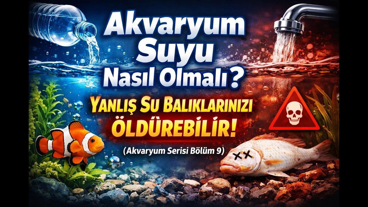 Akvaryuma Çeşme Suyu Mu, Hazır Su Mu? Gerçekler Şok Edecek! ( Akvaryum Serisi Bölüm 9 )