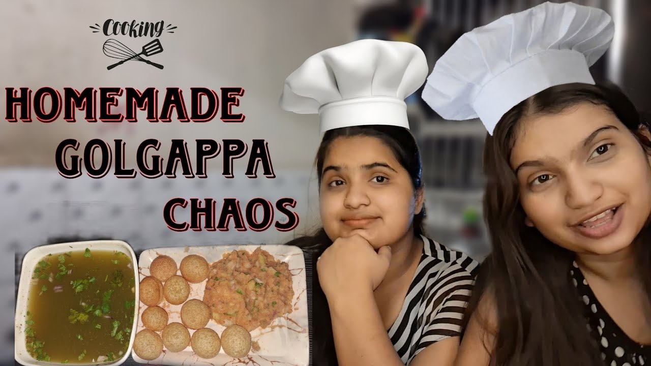 👩‍🍳HOMEMADE GOLGAPPA CHAOS 🧆🧉 || Street style Panipuri Recipe 🤤 || #trending #viral #fyp 