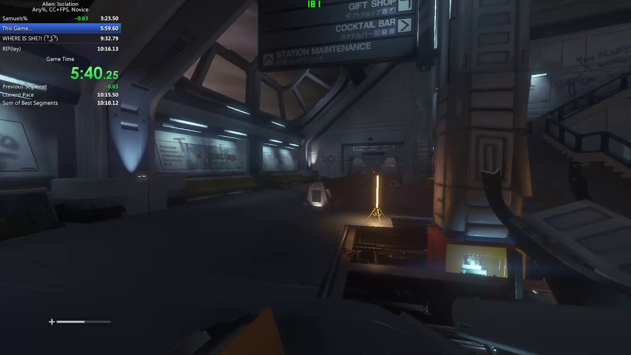 Alien: Isolation Any% CC+FPS Speedrun - 