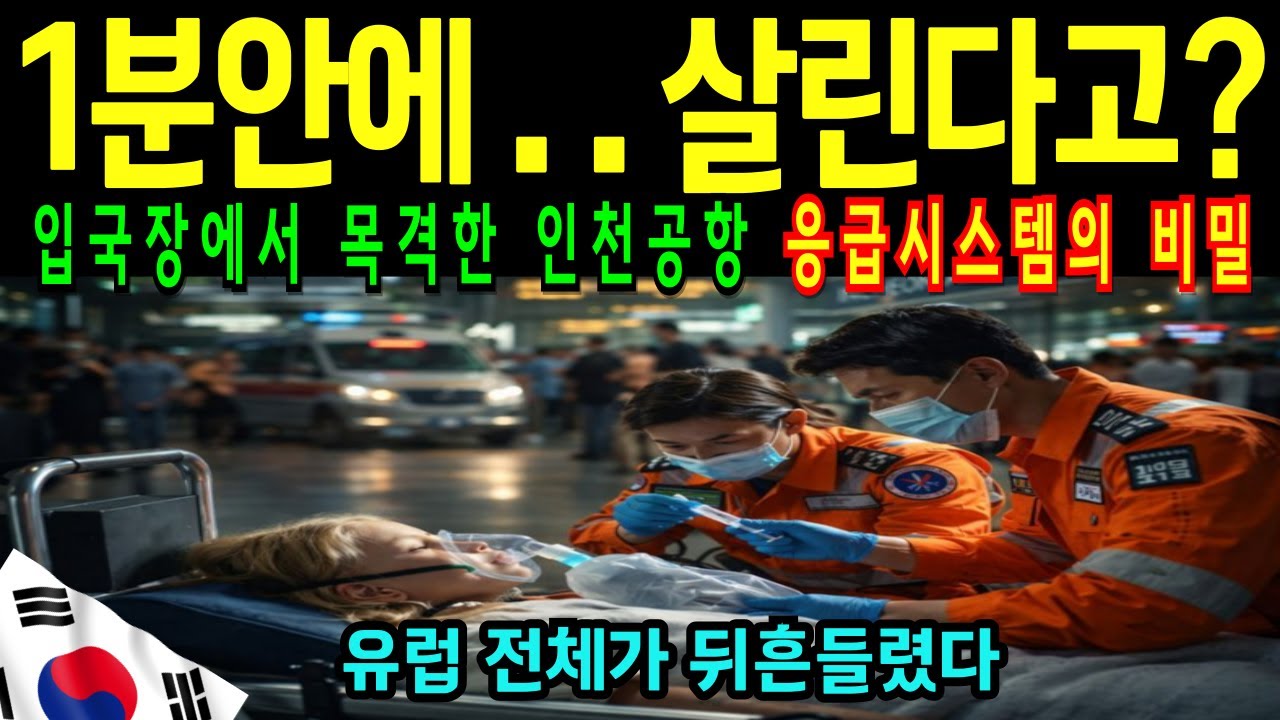 프랑스 공항 의료팀, 인천공항 47초 영상으로 유럽 의료계를 뒤흔든 이유