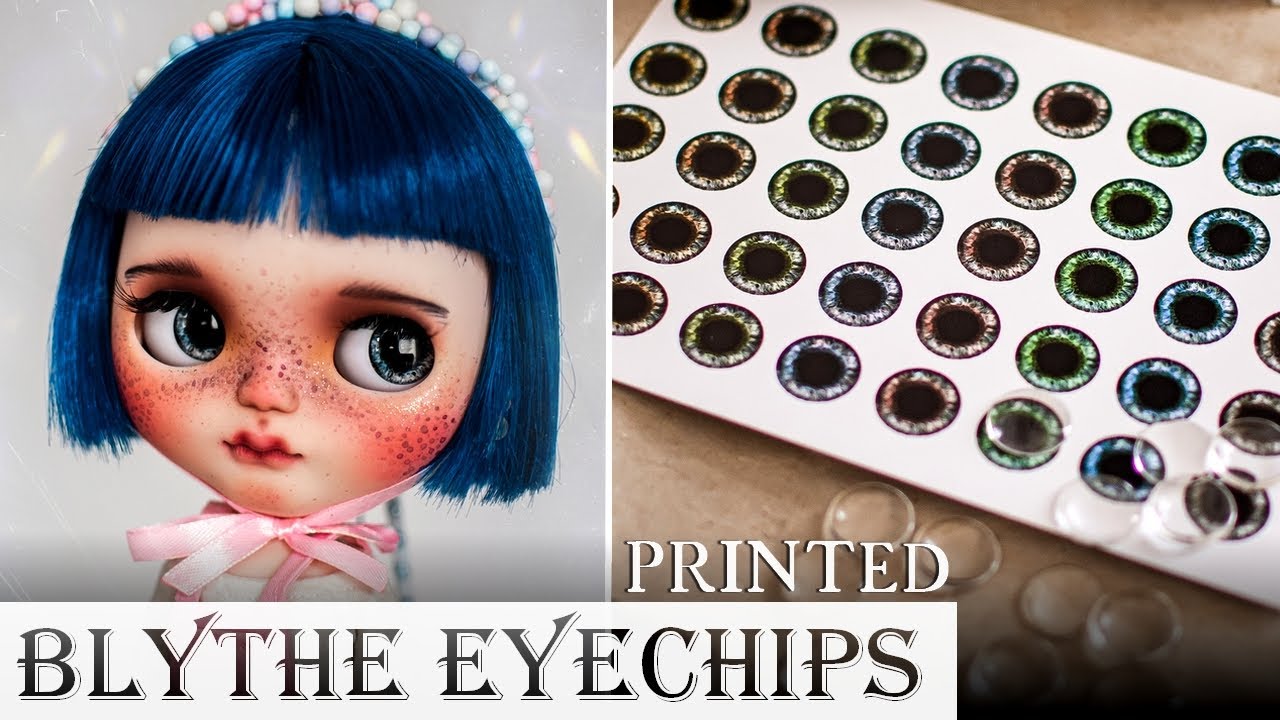 HOW TO make printed Blythe eyechips