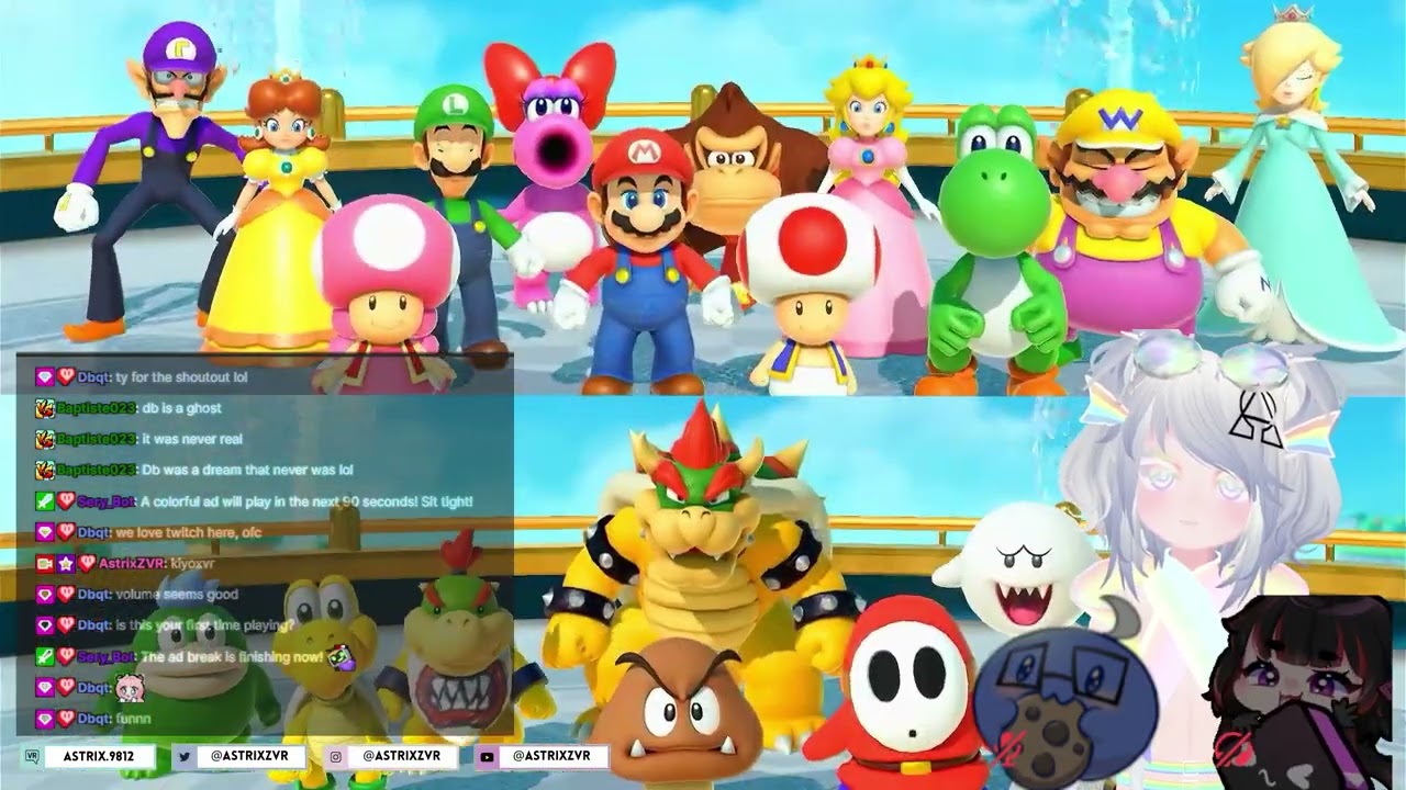 [VOD] Mario Party Jamboree - Train Collisions (Feat. @dbqt @KiyoXVR & @MrFungii )