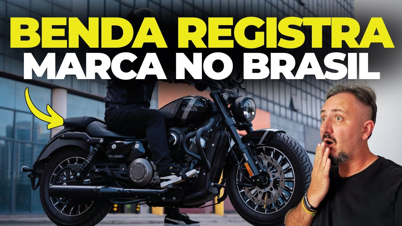 É OFICIAL: Benda REGISTRA marca no BRASIL, novas MOTOS A CAMINHO