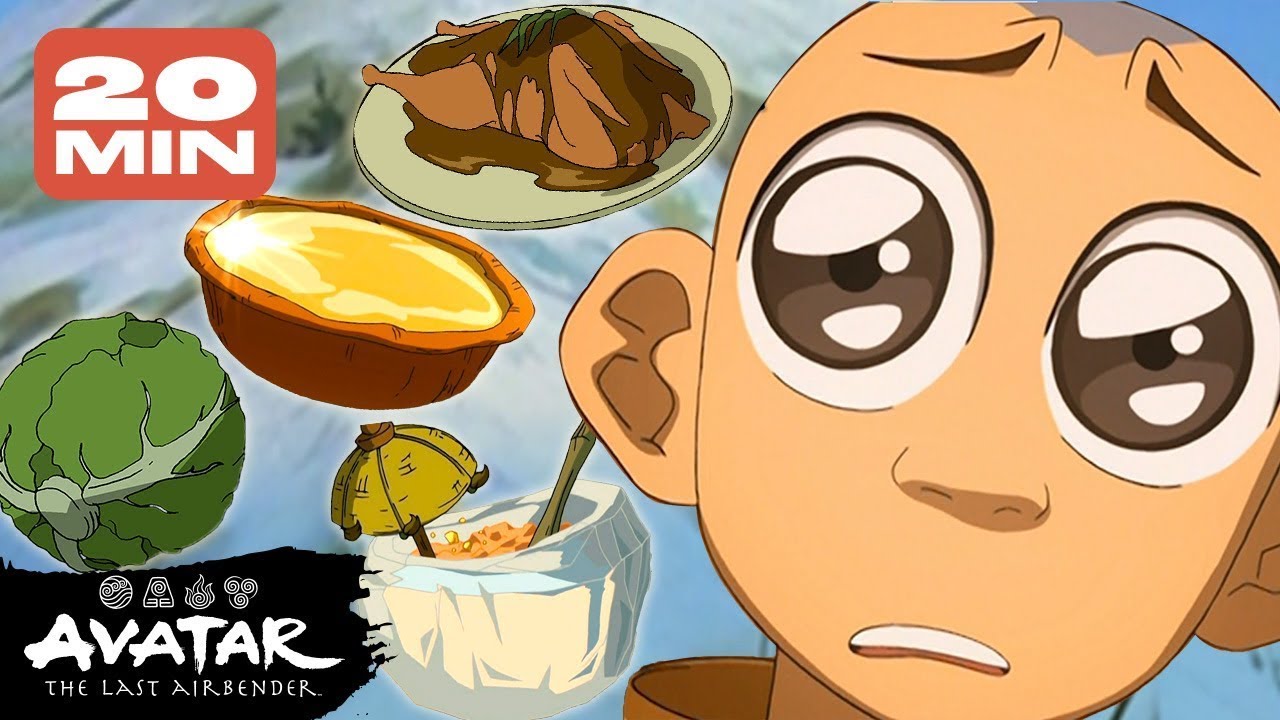 Avatar DELICIOUS Food Marathon! 😋 | 20 Minute Compilation | Avatar: The Last Airbender