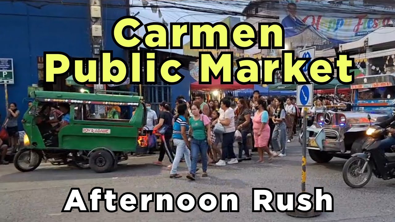 Afternoon Rush/Walking Tour/Carmen Public Market/Carmen, Cagayan de Oro City/Philippines