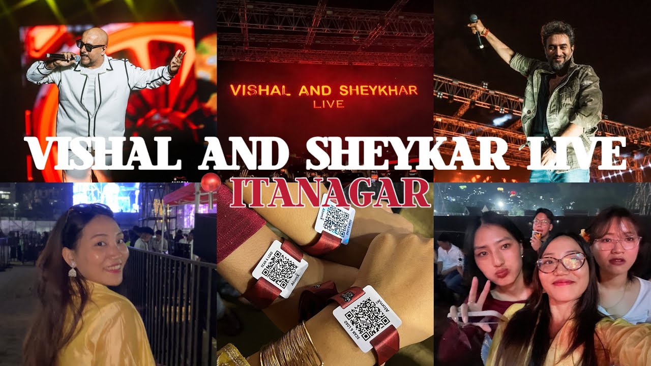 VISHAL AND SHEYKAR LIVE ✨| 📍Itanagar, Arunachal Pradesh ⛰️ | Diwali Vlog 🪔 