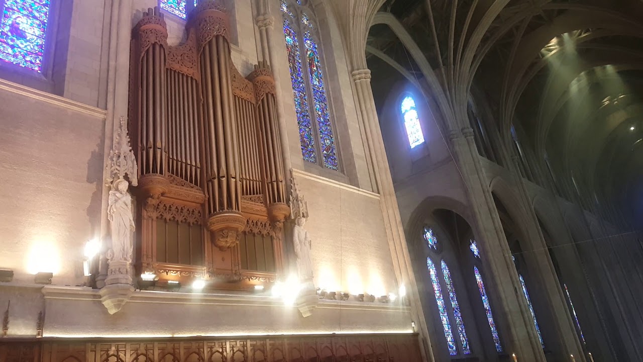 Grace Cathedral Easter Sunday 2019 JONGEN Toccata Recessional/Postlude