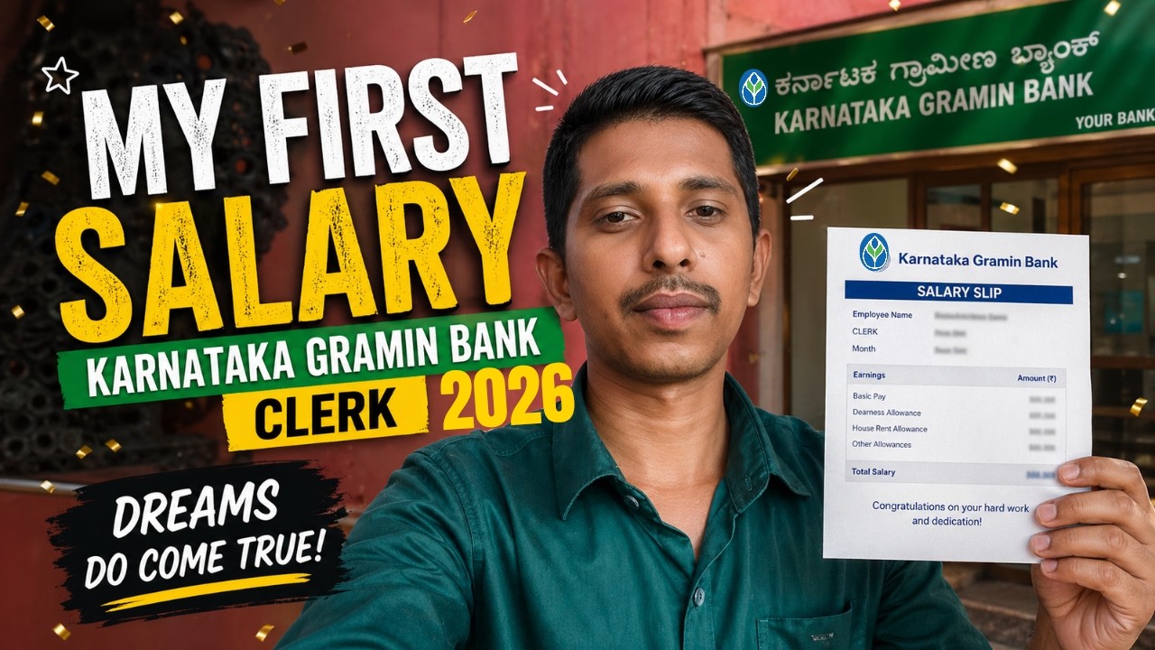 My first Rrb clerk(kgb) latest salary slip 2026  | bank exams ravi