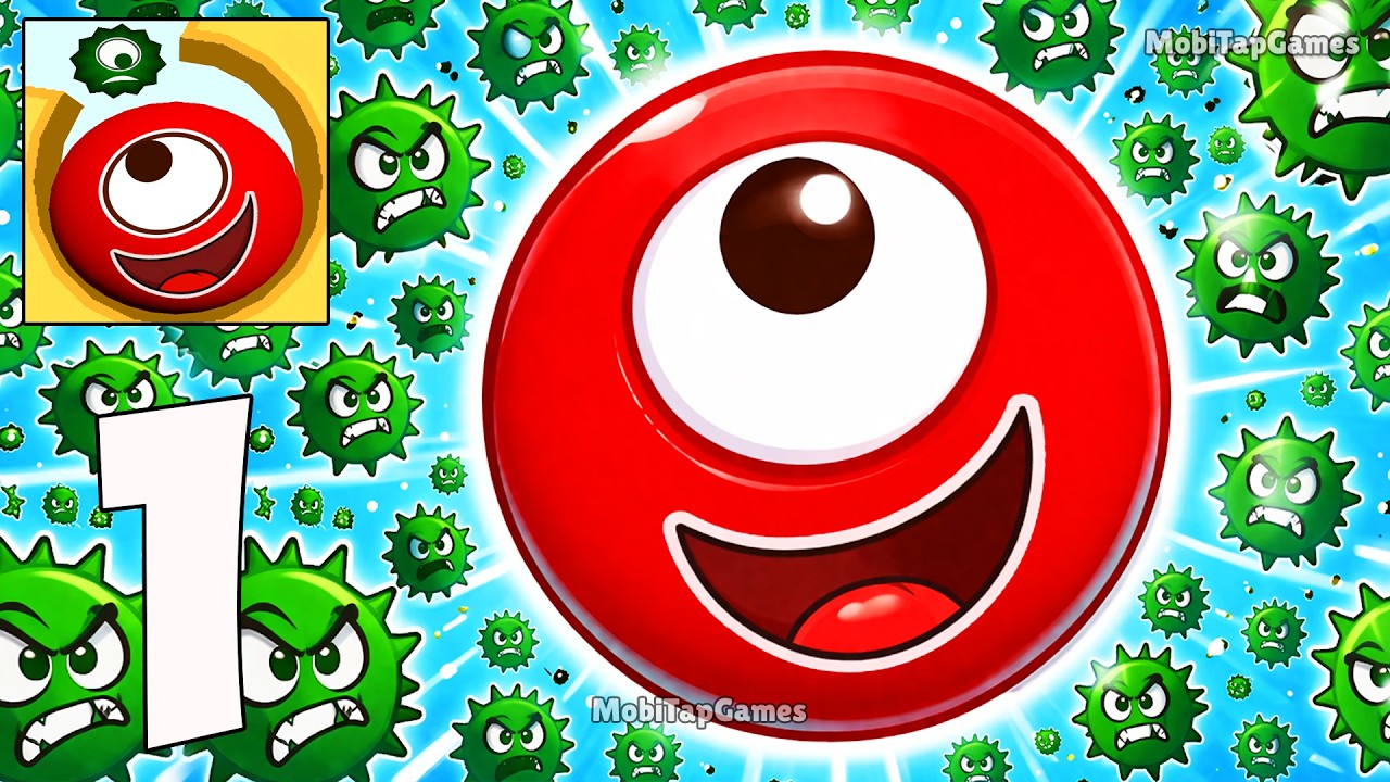 🎯 Hungry Balls - Gameplay Walkthrough - Physics Puzzle Food Challenge (iOS, Android)