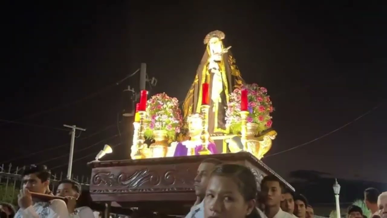 Procesión, Virgen de la Soledad. 3er Domingo de Cuaresma. P3. Sutiaba. 2026. #leon #nicaragua