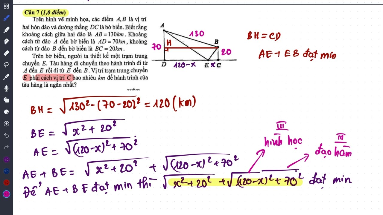 [ Ôn thi vào 10 - Tập 5 ] Toán ứng dụng thực tế - Bất đẳng thức Minkowski
