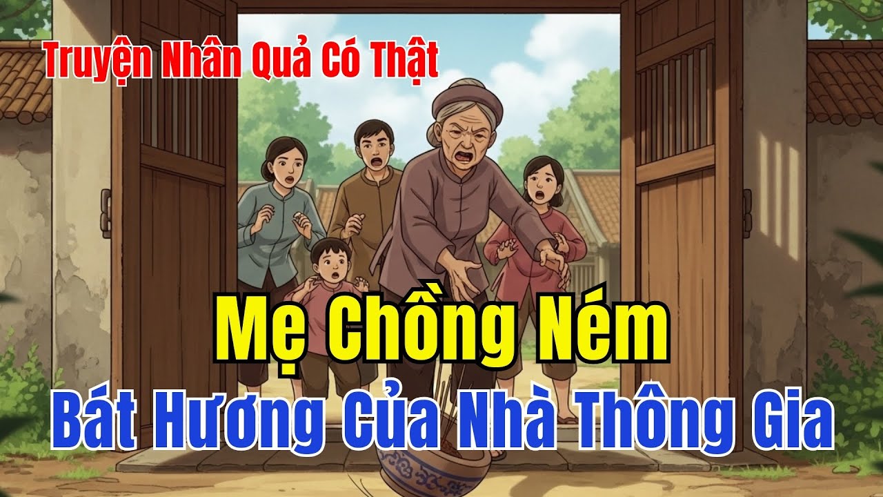 Mẹ Chồng Ném Bát Hương Thông Gia – Câu Chuyện Nhân Quả Khi Ranh Giới Tôn Trọng Bị Phá Vỡ