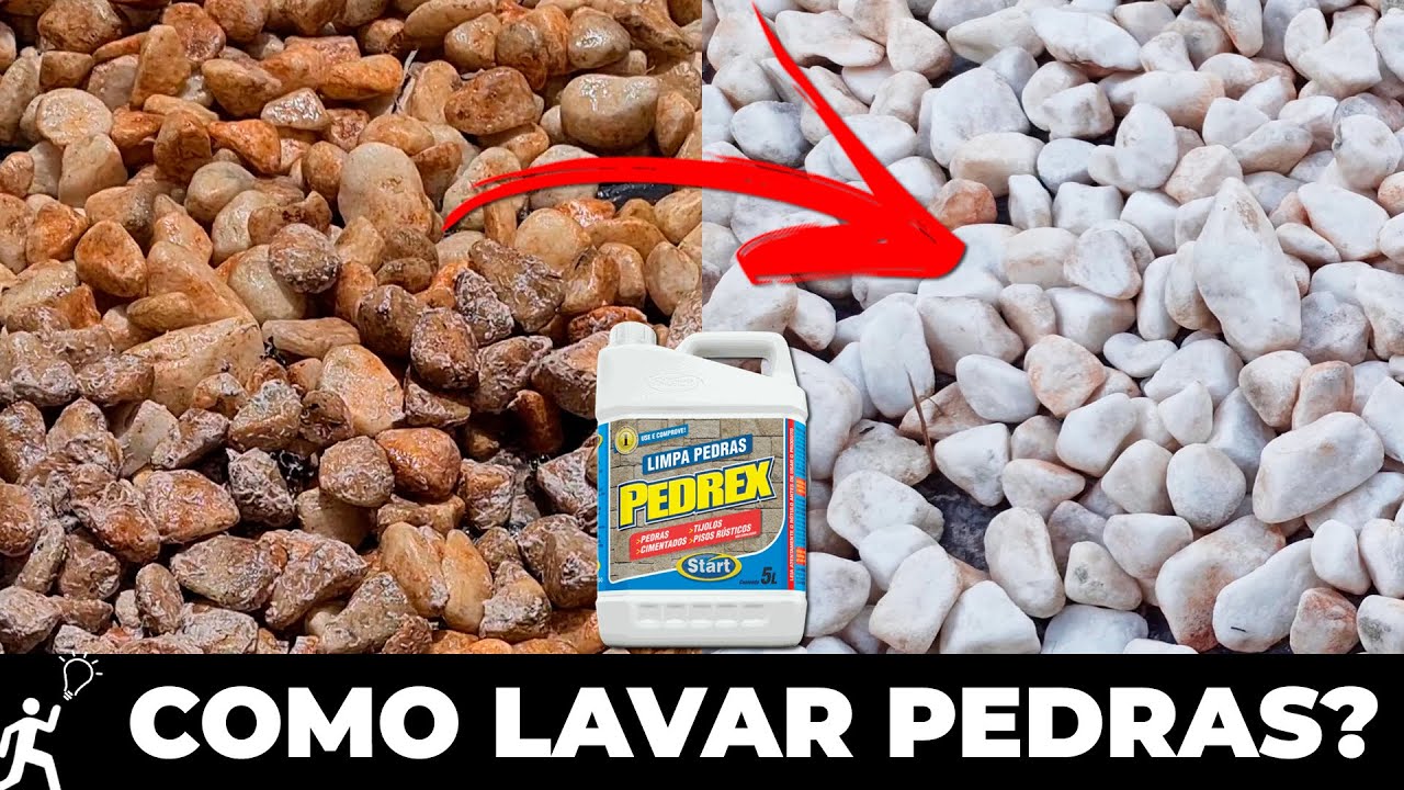 COMO LAVAR PEDRAS SEIXO BRANCO COM PEDREX LIMPA PEDRAS