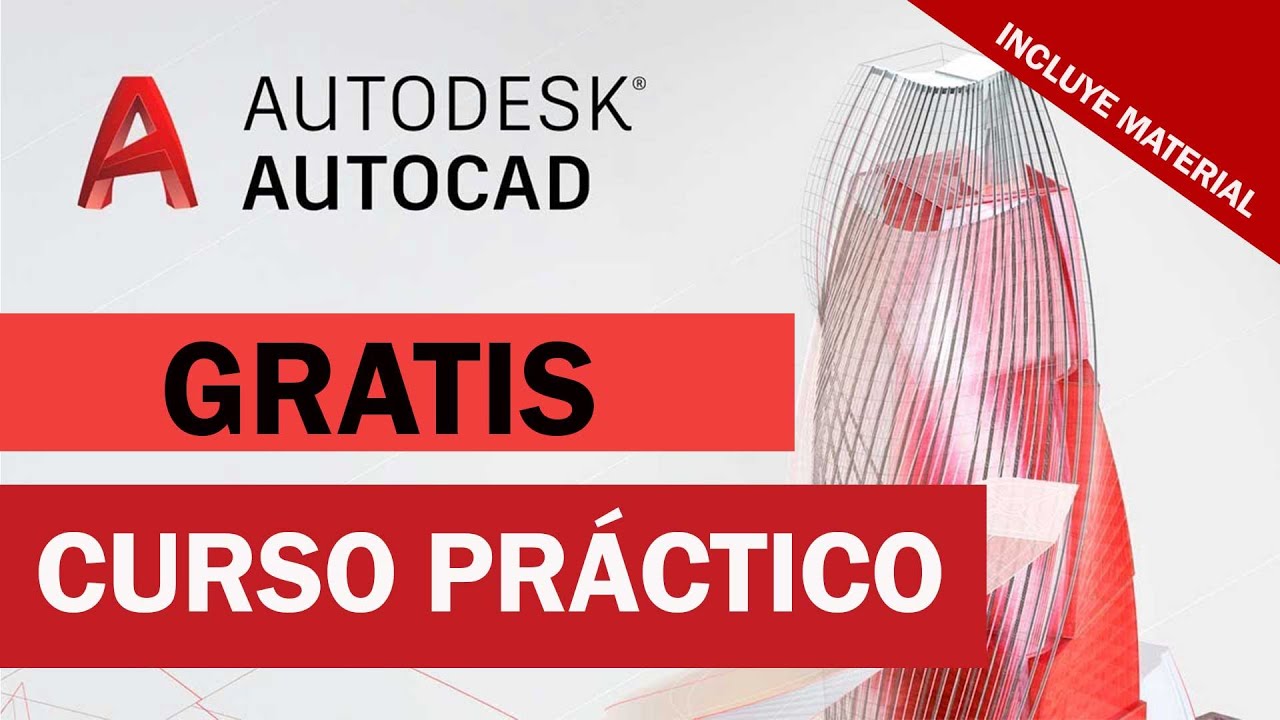 🚀 CURSO DE AUTOCAD 2021 GRATIS completo, pr&aacute;ctico, en espa&ntilde;ol y GRATIS 🤑