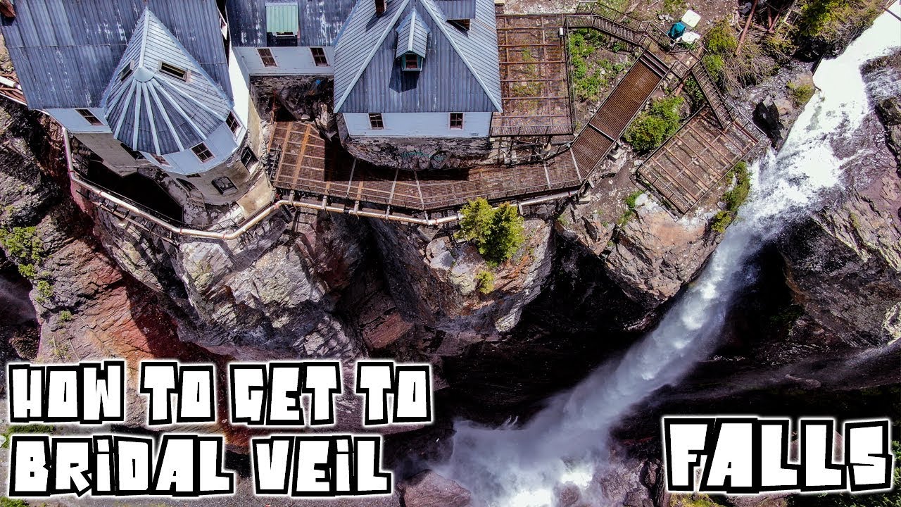 How to Get to Bridal Veil Falls in Telluride Colorado - Drone Video | GoPro 7