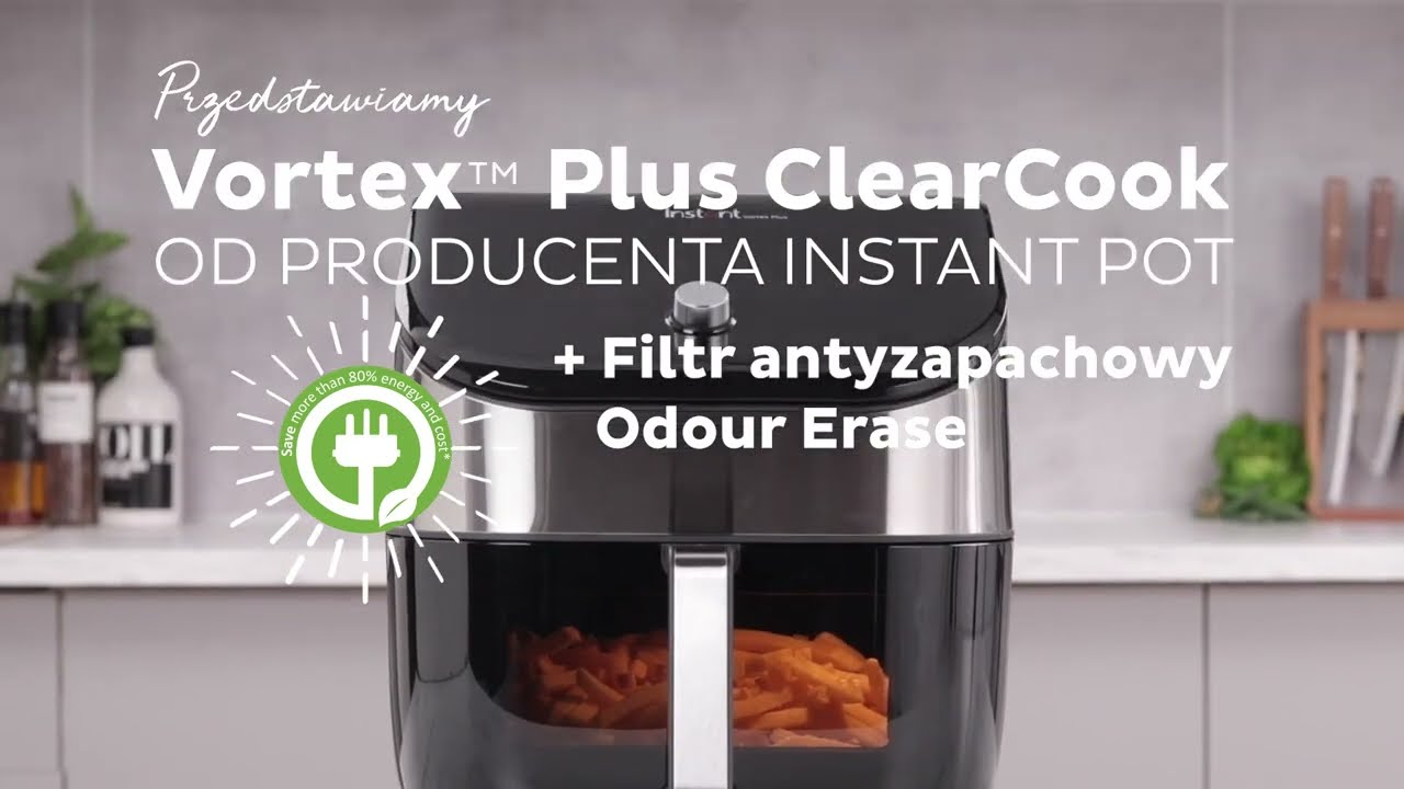 Instant Vortex Plus Clear Cook Odour Erase Air Fryer