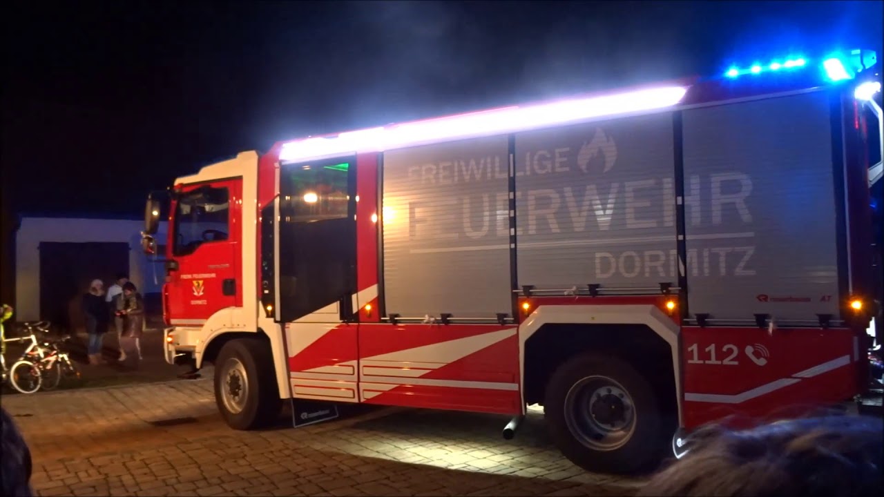 |PYROSHOW| NEUES LF 10 MAN ROSENBAUER FFW DORMITZ