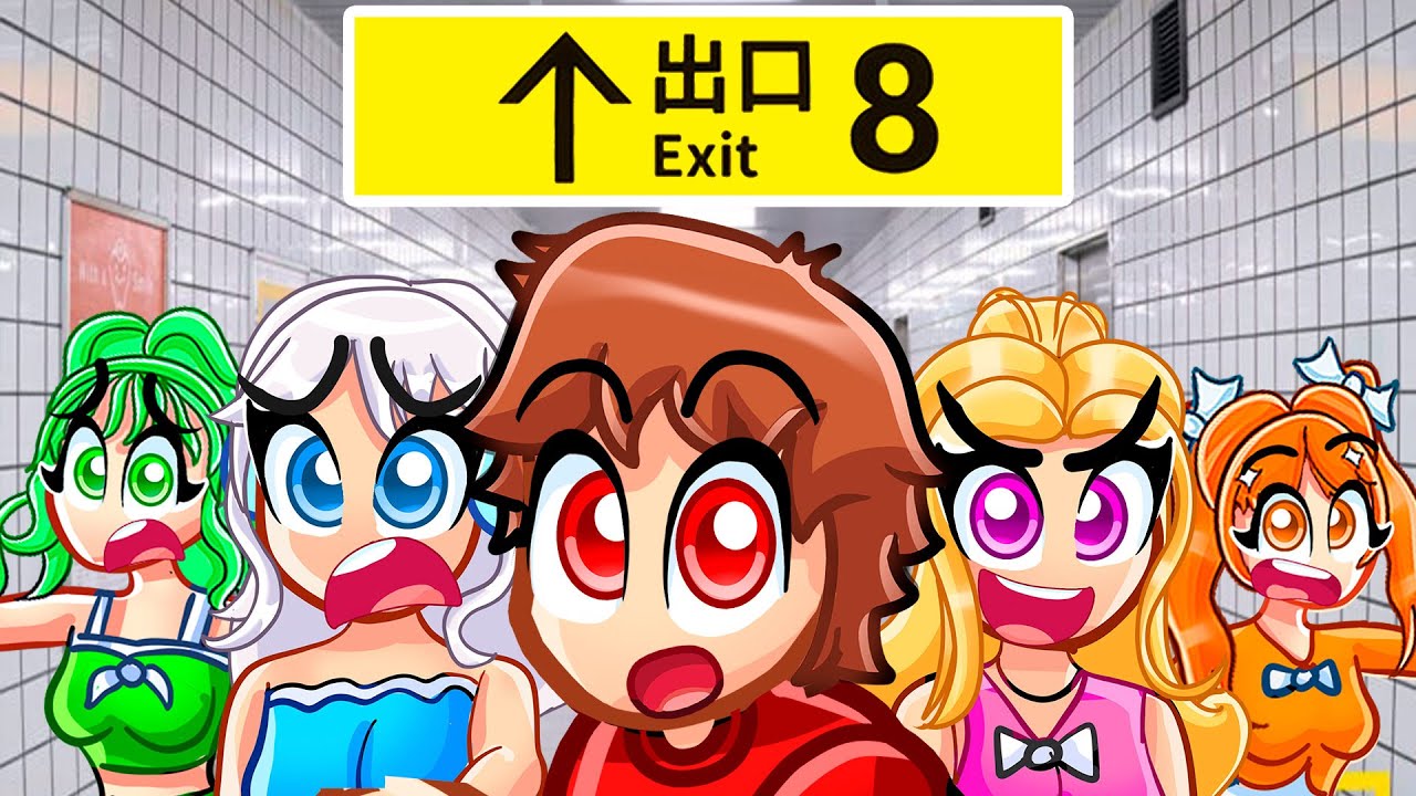 Techy Plays EXIT 8 With MY CRAZY FAN GIRLS...