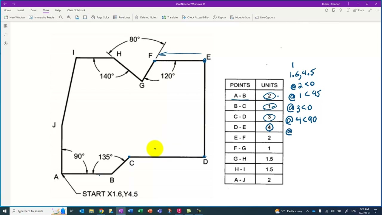 AutoCAD - Polar Coordinates