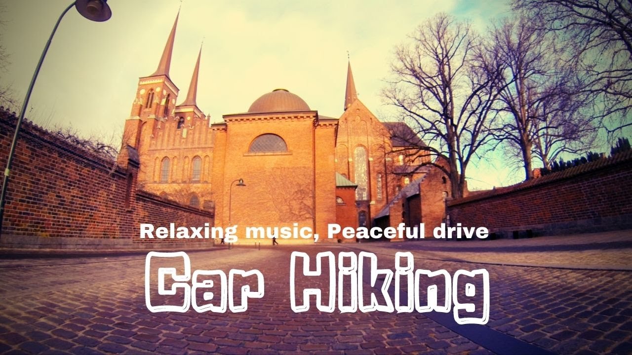 Driving Tour Of Roskilde And Local Roads, Denmark In Winter, Sunny, Nice, Slow TV, A Relaxing Ride.