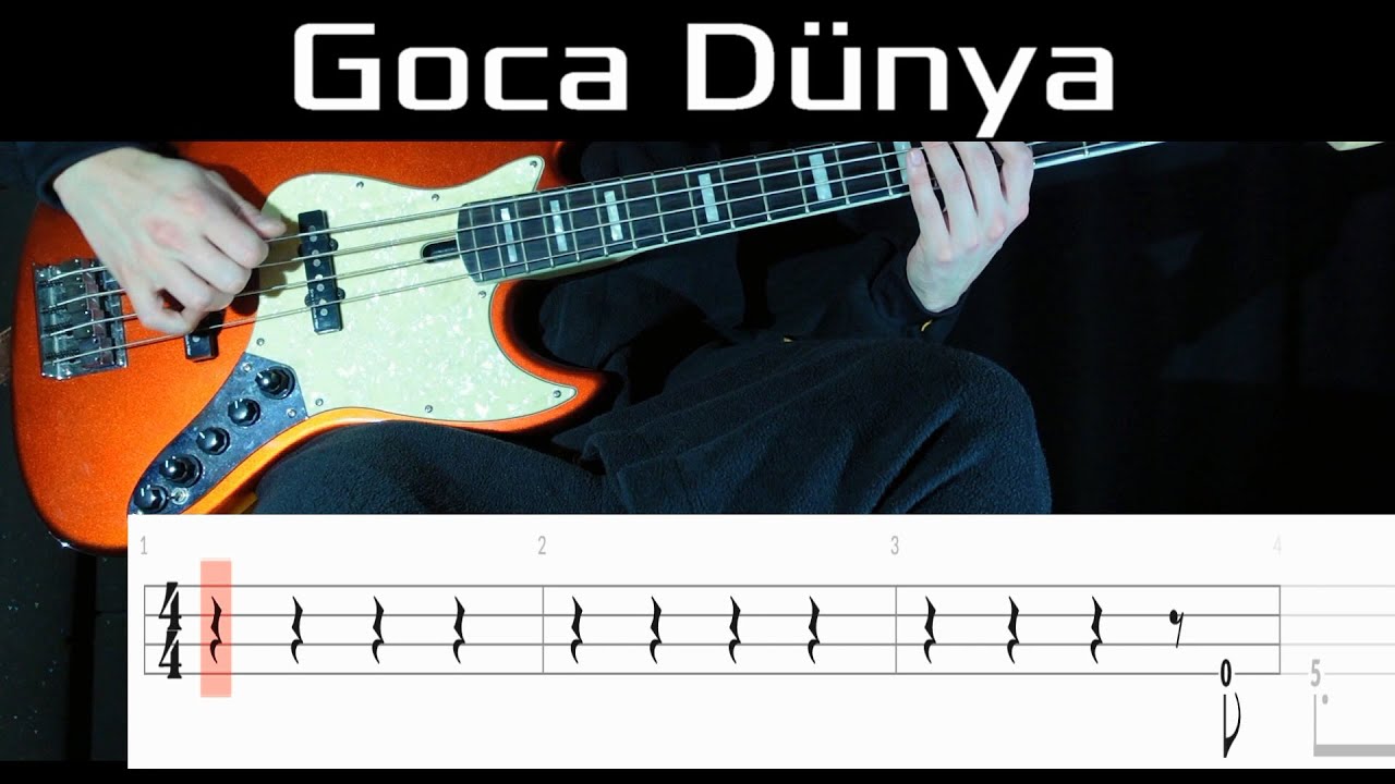 Goca D&uuml;nya (Altın G&uuml;n) - Bass Cover WITH TABS