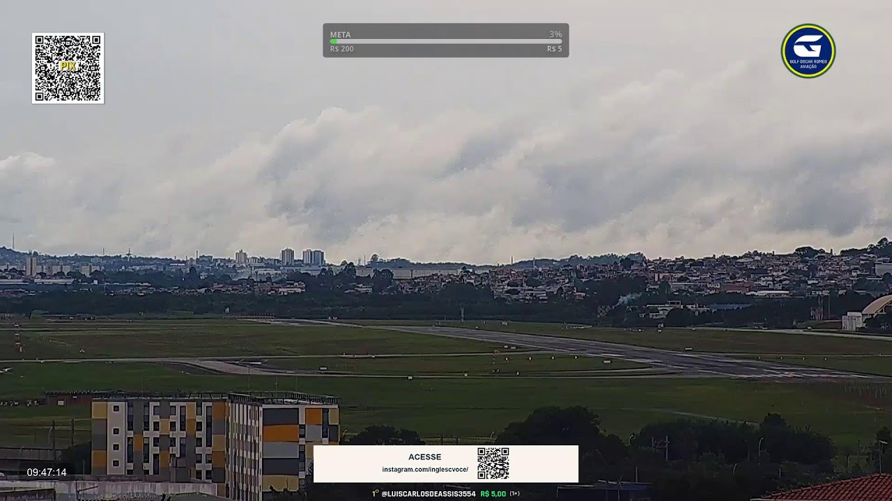 SBGR 10R LIVE - Aeroporto Internacional de S&atilde;o Paulo AO VIVO - GRU Airport - 09/02 Noite
