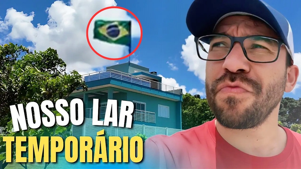 Esse é Nosso Lar Temporário no Brasil 🏡 Lugar Especial