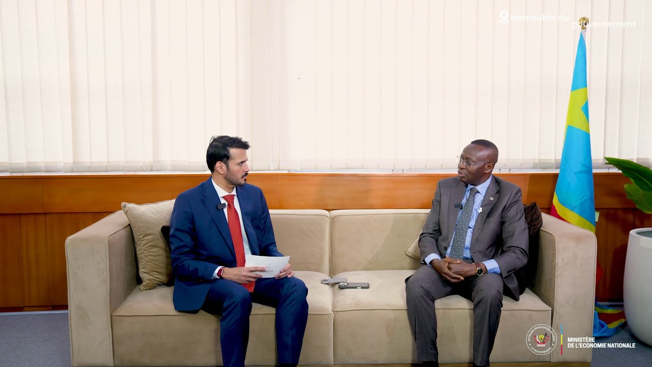 Interview du VPM Daniel Mukoko Samba En marge de la visite de l&rsquo;&Eacute;mir du Qatar en RDC